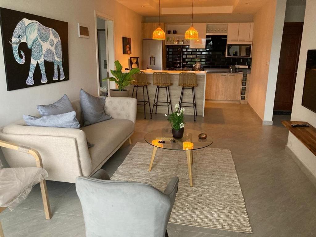 Splendide Penthouse Vue Mer A 5 Mn A Pied De La Plage Flic-en-Flacq Exterior foto