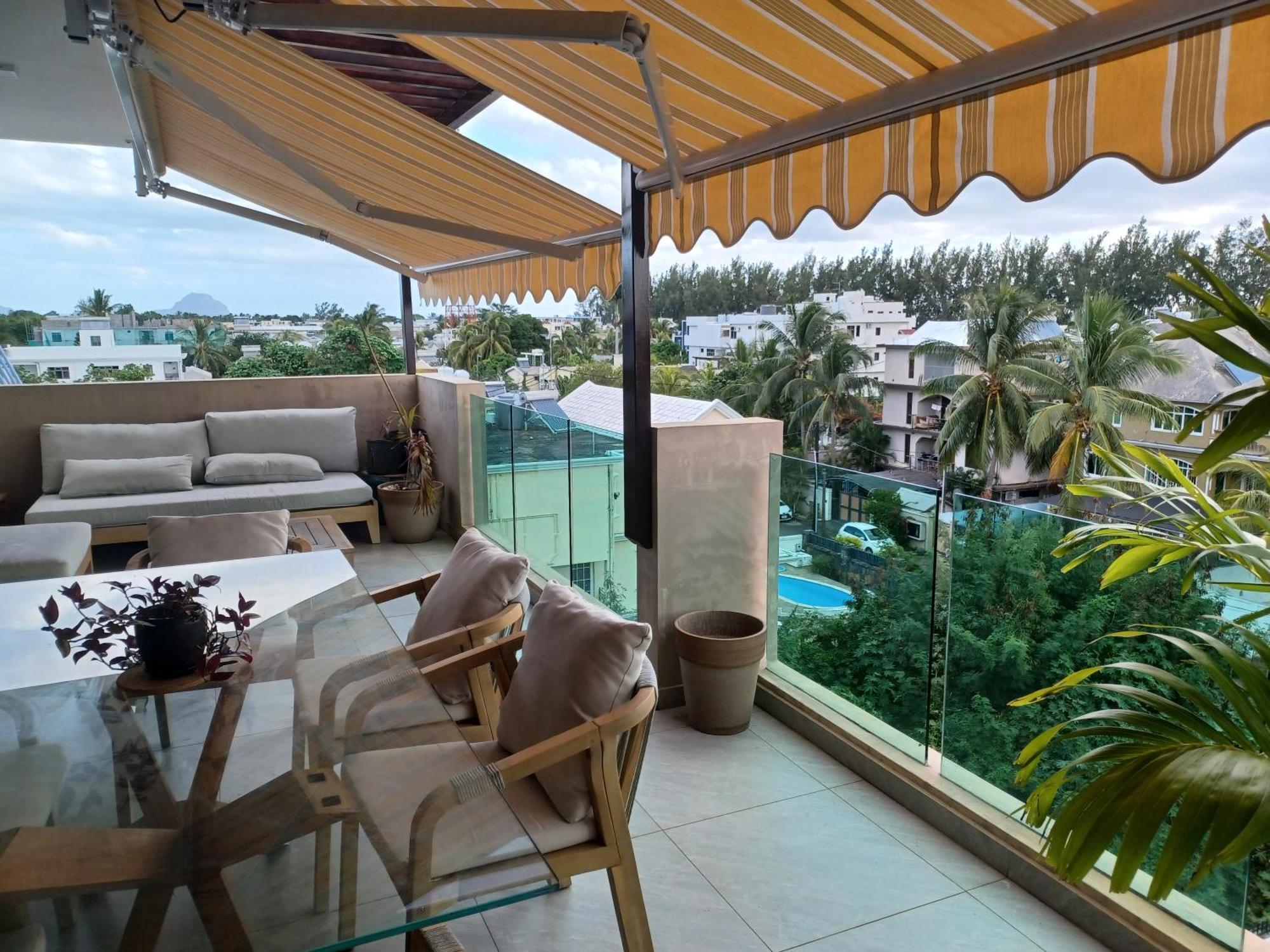 Splendide Penthouse Vue Mer A 5 Mn A Pied De La Plage Flic-en-Flacq Exterior foto