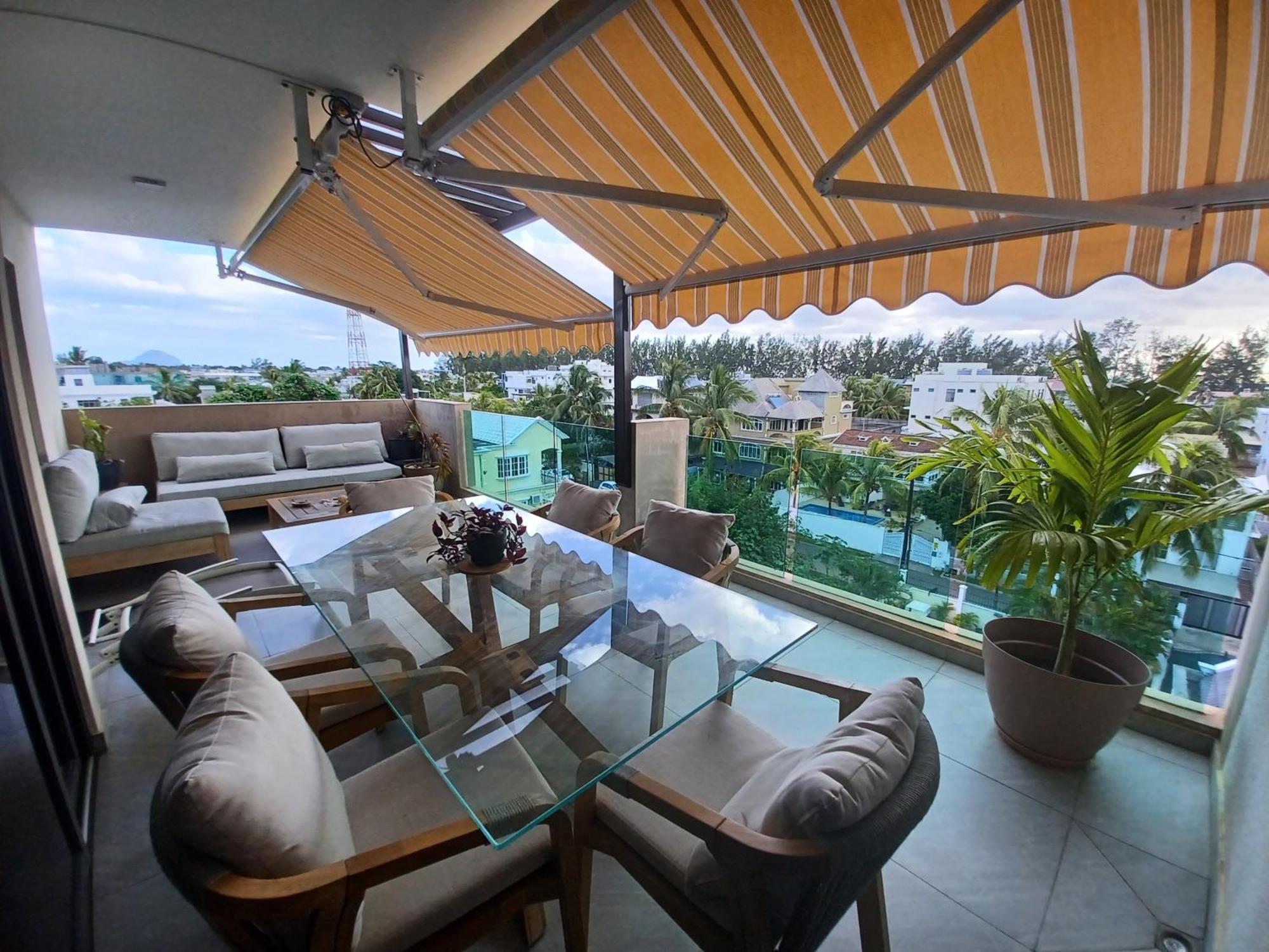 Splendide Penthouse Vue Mer A 5 Mn A Pied De La Plage Flic-en-Flacq Exterior foto